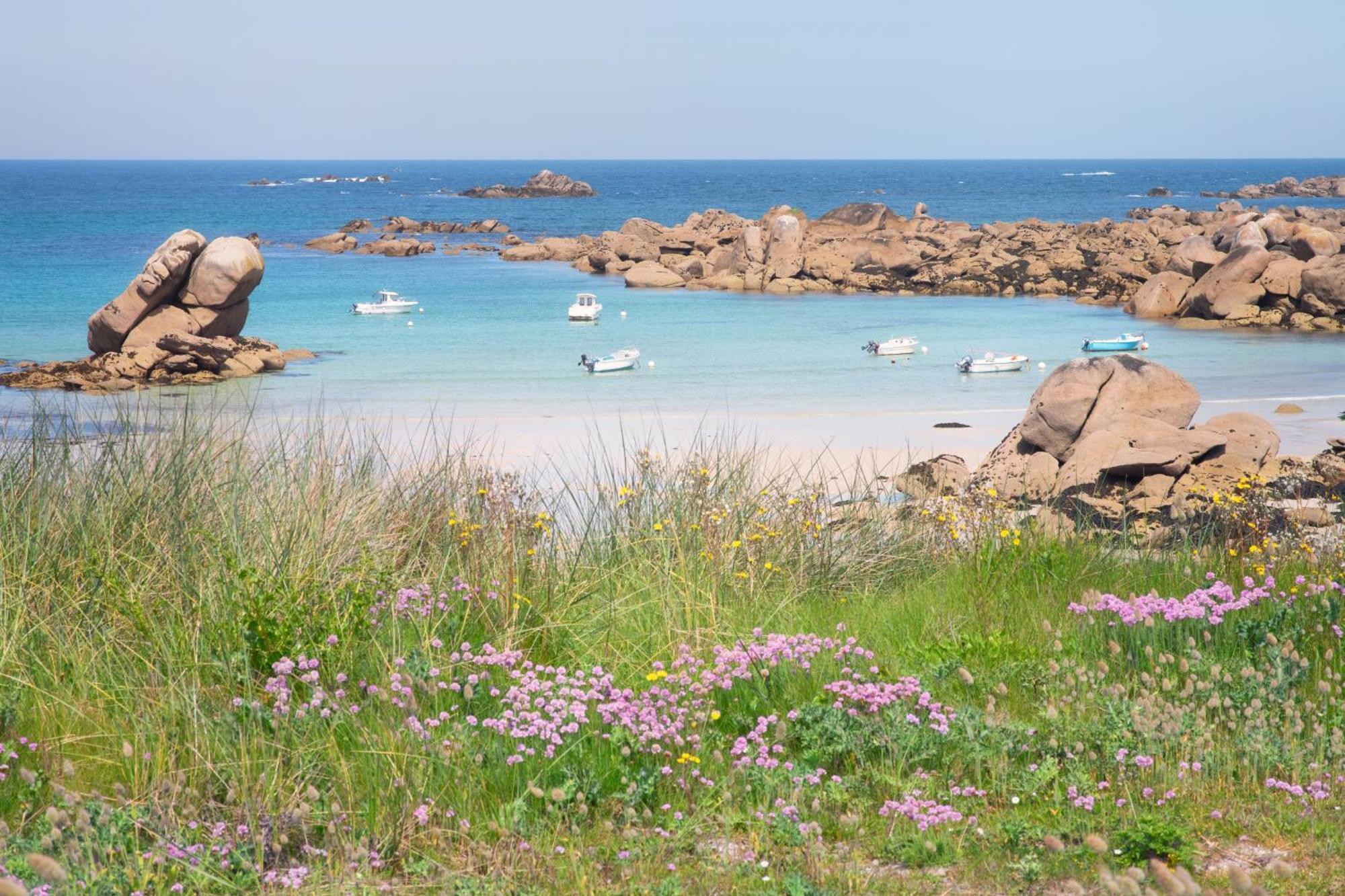 Ty Melen - Charmante Maison Bretonne Proche Mer プルゲルノー エクステリア 写真